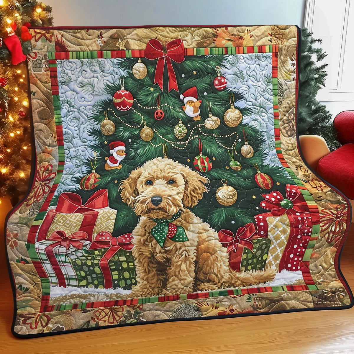 Golden Doodle WM2908015CL Quilt