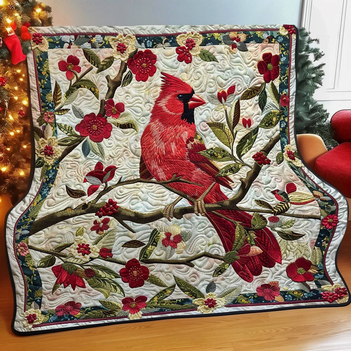 Red Cardinal WM0509022CL Quilt
