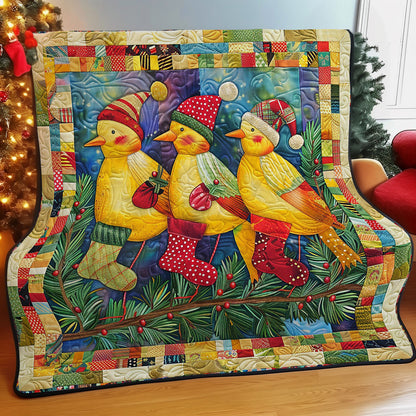 Three Yellow Birds WM2808024CL Quilt