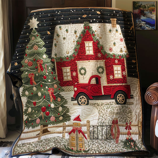 Vintage Christmas Truck WP2907041CL Quilt