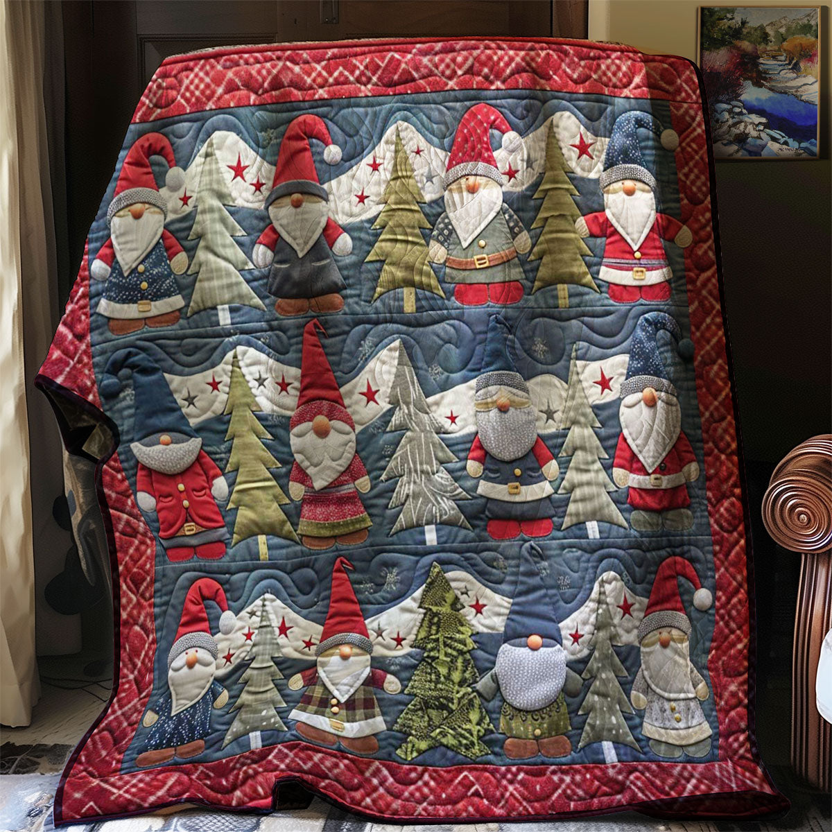 Cheer Genome Christmas WP2907044CL Quilt