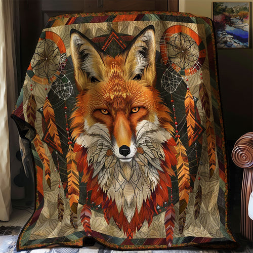 Dreamcatcher Fox Native America WP2907028CL Quilt