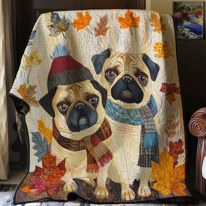 Autume French Bulldog Couple WP2907018CL Quilt