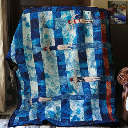 Swimming Olympic Tournament WP2907031CL Quilt