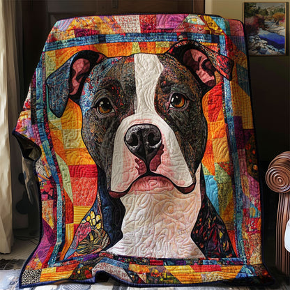 American Staffordshire Terrier Treasures WN0508036CL Quilt