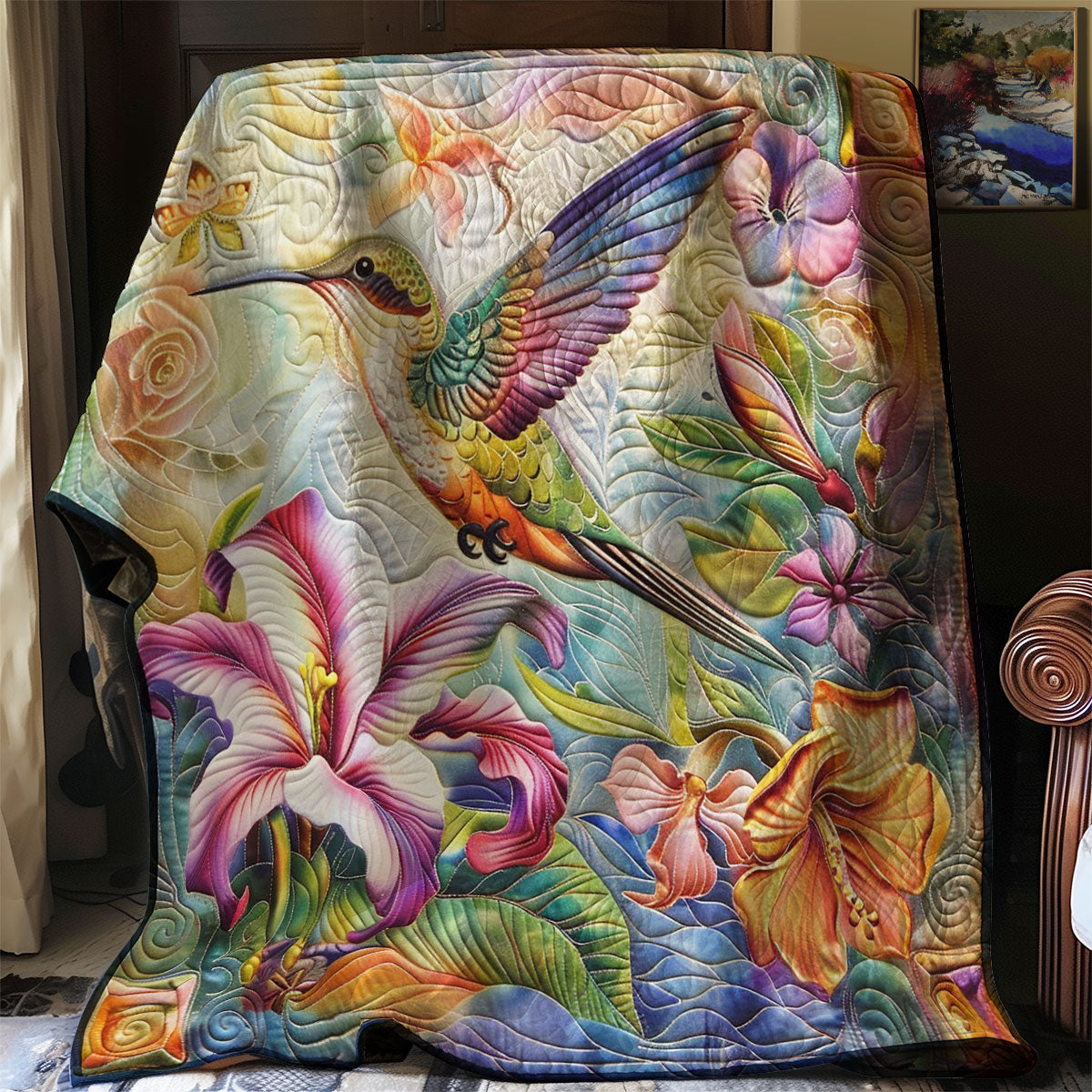 Autumn Hummingbird WM0509006CL Quilt