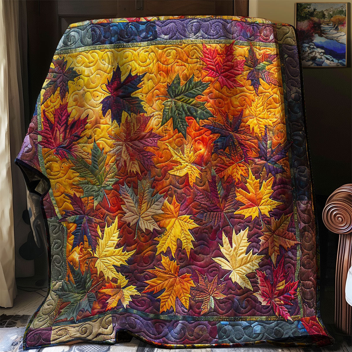 Autumn Maple Embrace WN1908030CL Quilt