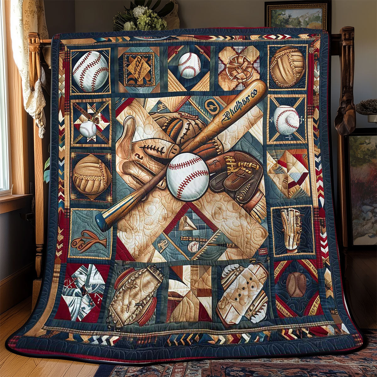 Baseball Blitz WN2408029CL Quilt