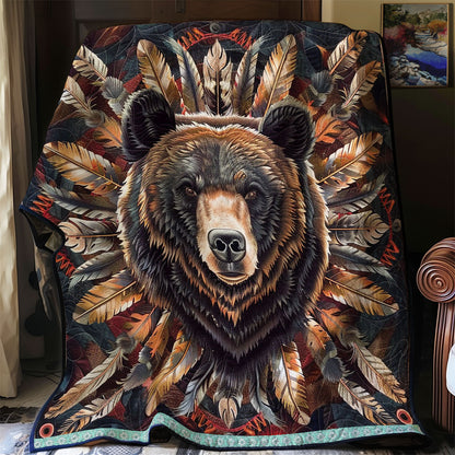 Bear Native American WN0909047CL Quilt