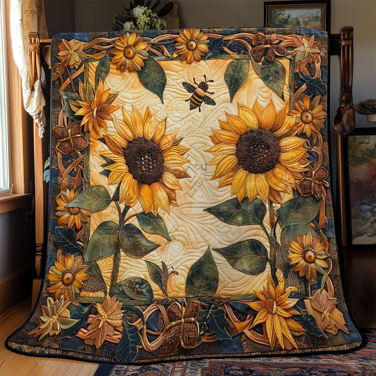 Bee Nectar Oasis WN2108111CL Quilt