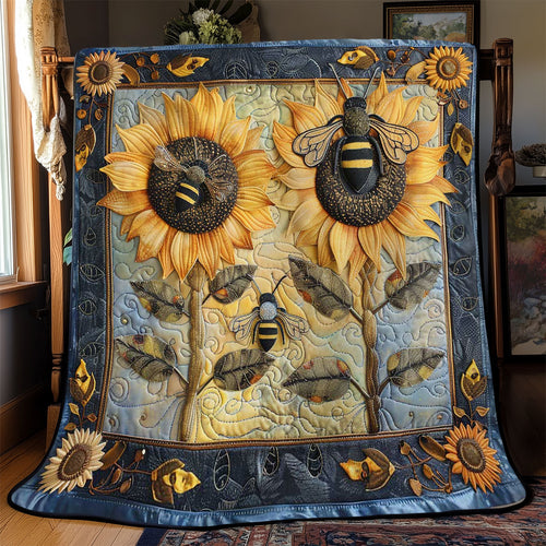 Bee Pollination Paradise WN2108112CL Quilt