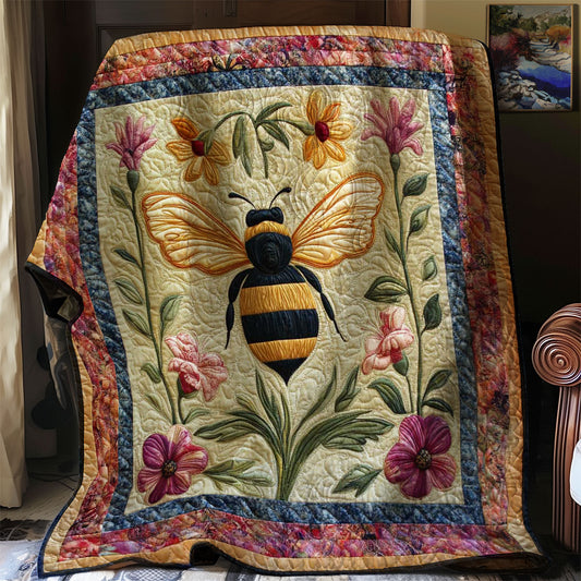 Bees and Blooms WN0208003CL Quilt