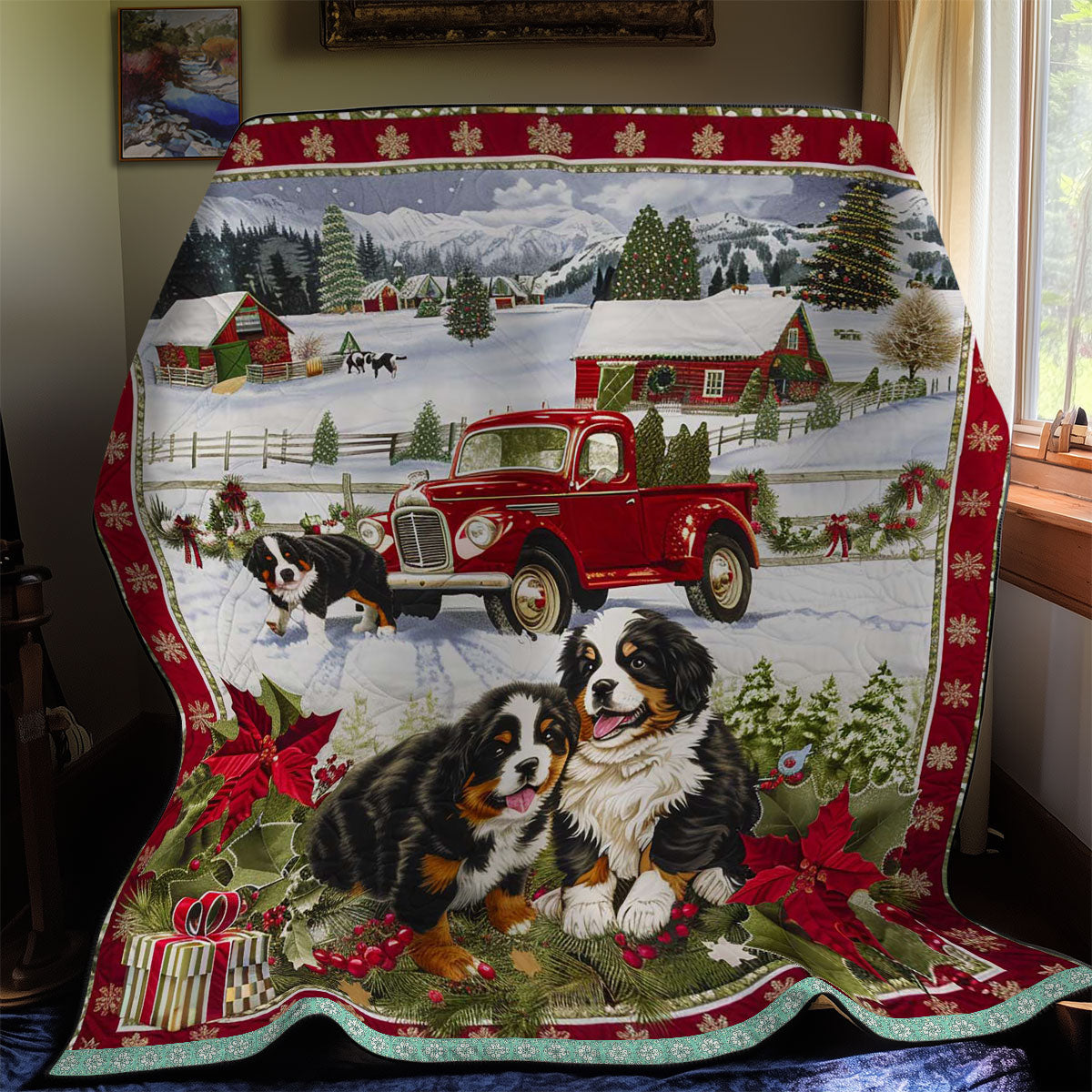 Bernese Mountain Magic WN3008026CL Quilt