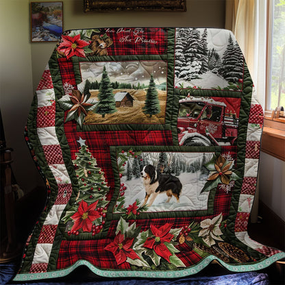 Bernese Mountain Sleigh Ride WN3008001CL Quilt