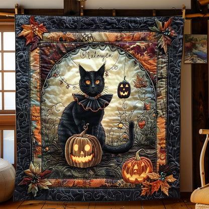 Black Cat's Halloween Haunt WN1908098CL Quilt