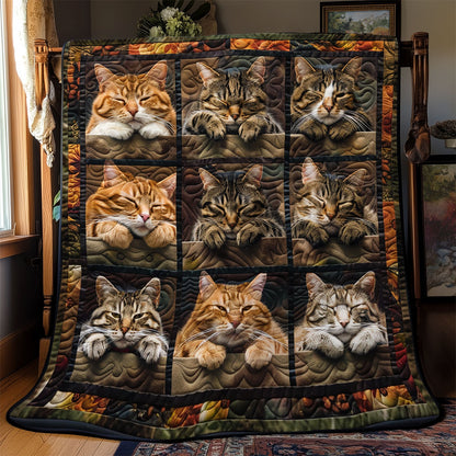 Blissful Cats WN2208021CL Quilt