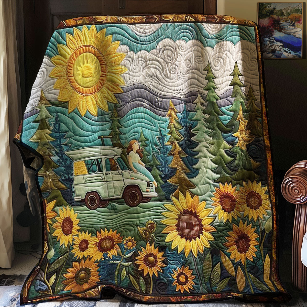 Blooming Camper WN1008034CL Quilt