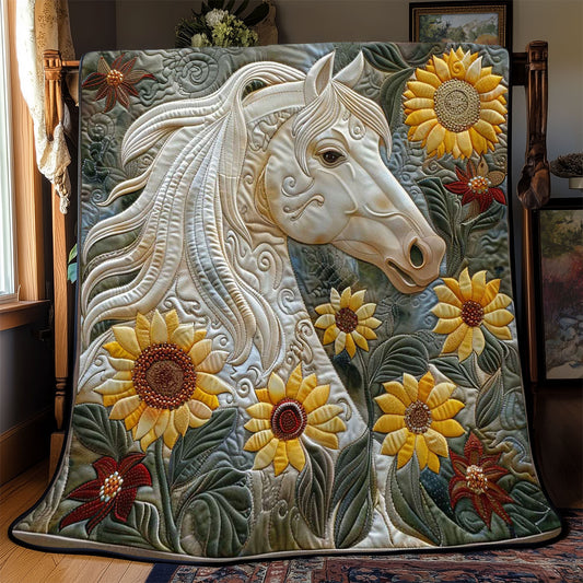 Blooming Horse WN2108081CL Quilt