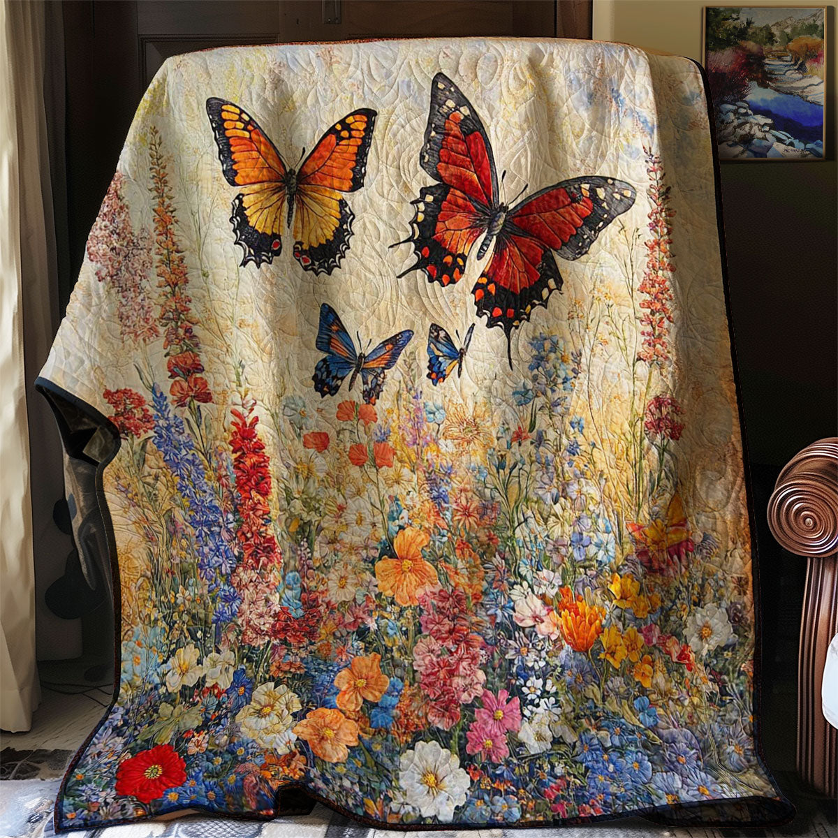 Blossom and Flutter WN0508029CL Quilt