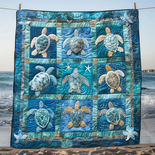 Blue Sea Turtles SR2208005CL Quilt