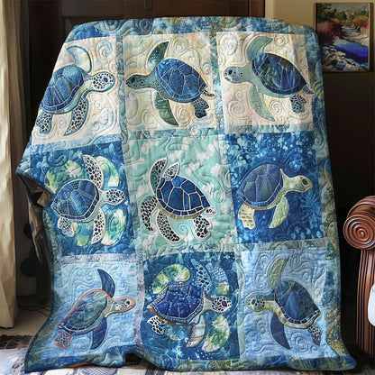 Blue Turtles WM0808027CL Quilt