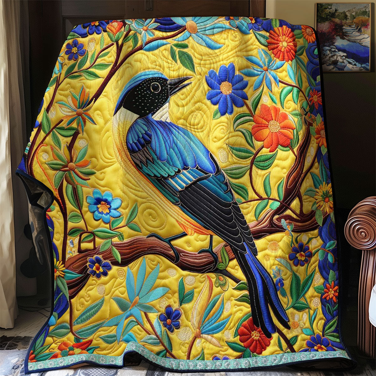 Bluebird Song WN0509033CL Quilt