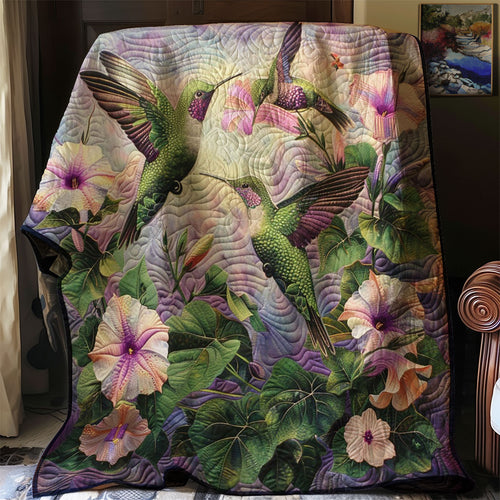 Blur Morning Hummingbird WM1908018CL Quilt