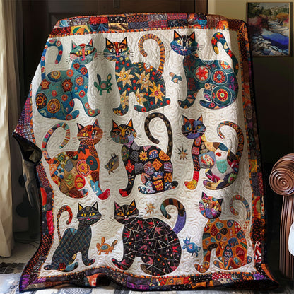 Brilliant Cats WN0908056CL Quilt