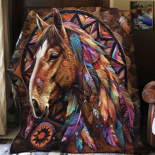 Brown Horse WM0808016CL Quilt