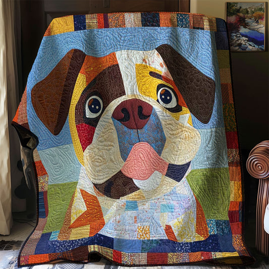 Bulldog Cute WN0608009CL Quilt