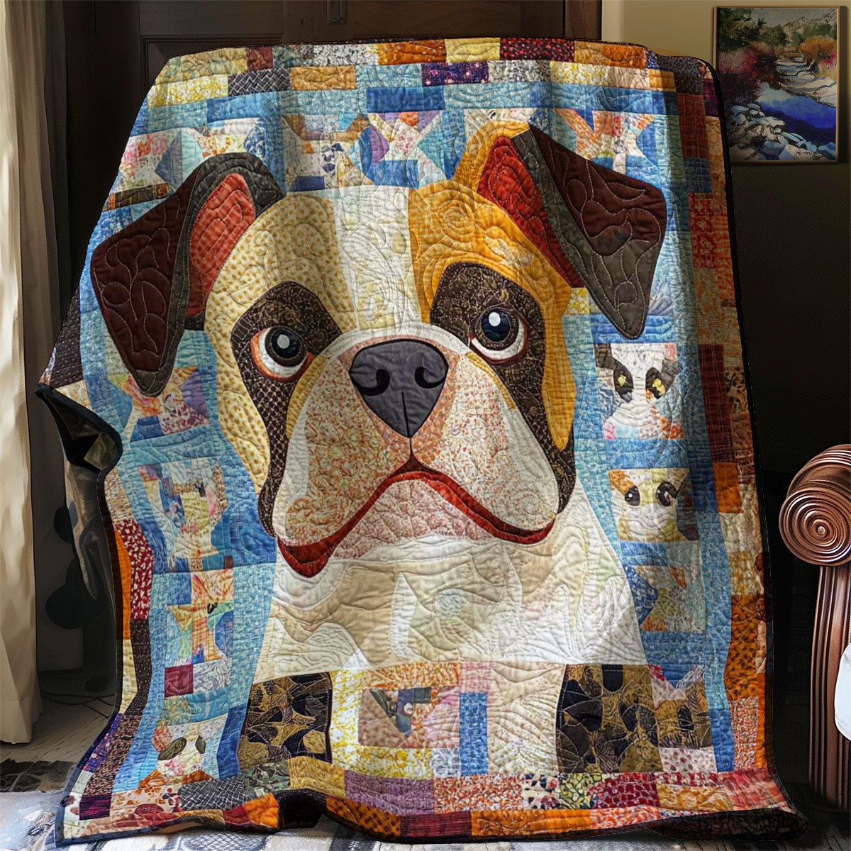 Bulldog Snuggly WN0608011CL Quilt