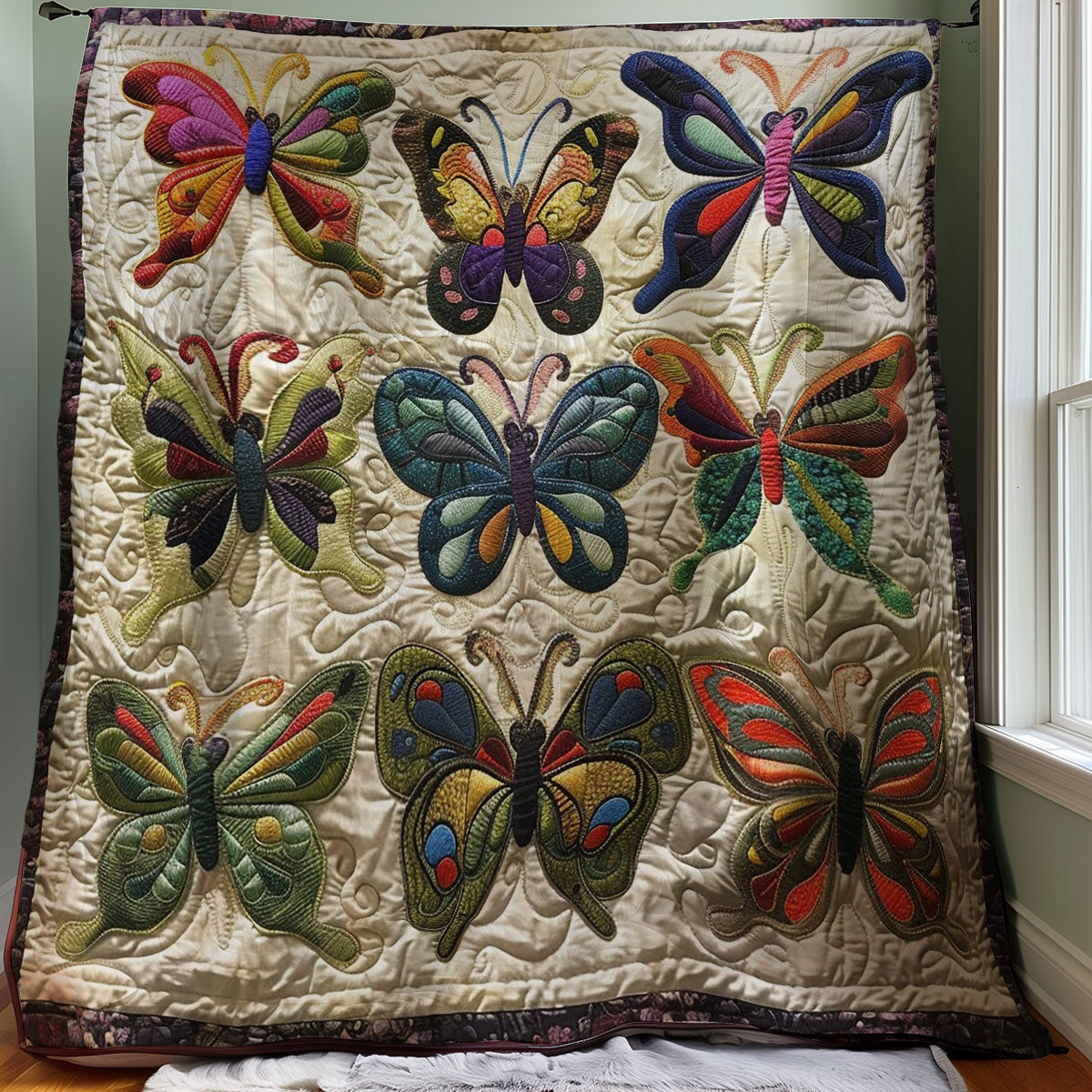 Butterflies WM3007002CL Quilt