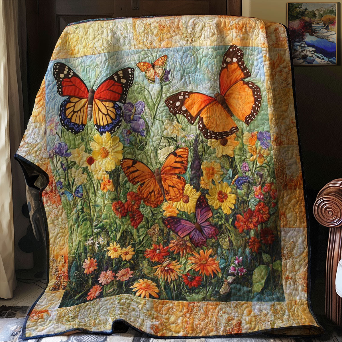 Butterfly Blooms WN0508027CL Quilt