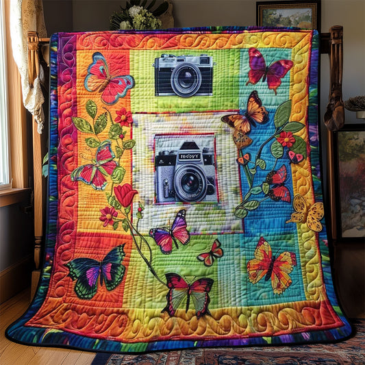 Butterfly Camera Color Carnival WN2608085CL Quilt