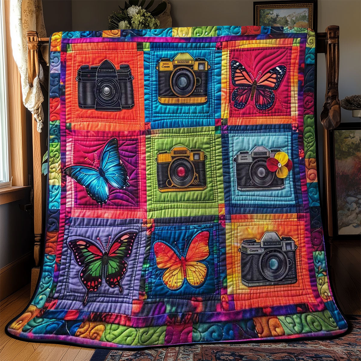 Butterfly Camera Moments WN2608053CL Quilt