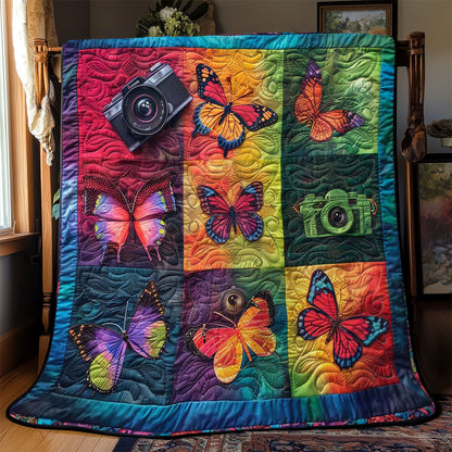 Camera's Colorful Butterfly World WN2608087CL Quilt