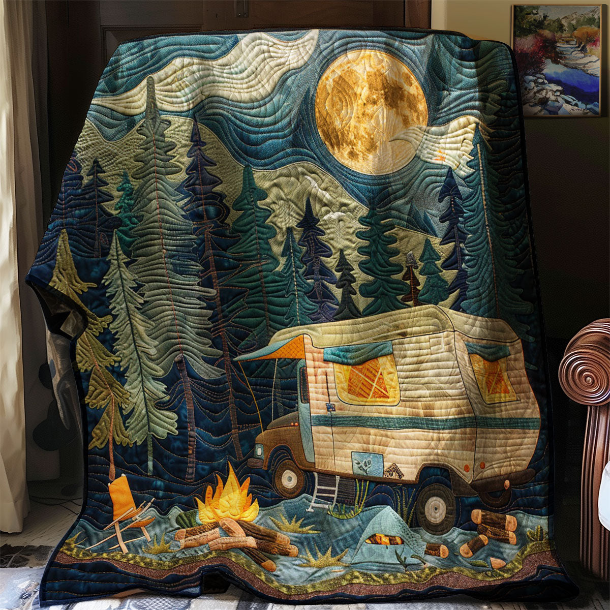 Camping Forest WM21080011CL Quilt