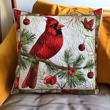 Cardinal Holiday Bliss WN1808052CL Quilt Pillow Case