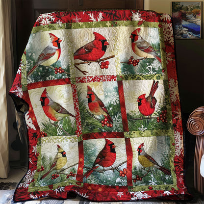 Cardinal Holiday Wonders Throw WN1008088CL Quilt