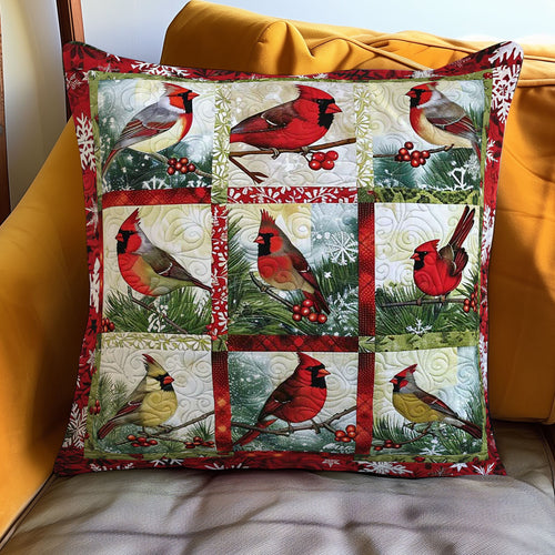 Cardinal Holiday Wonders Throw WN1608053CL Quilt Pillow Case