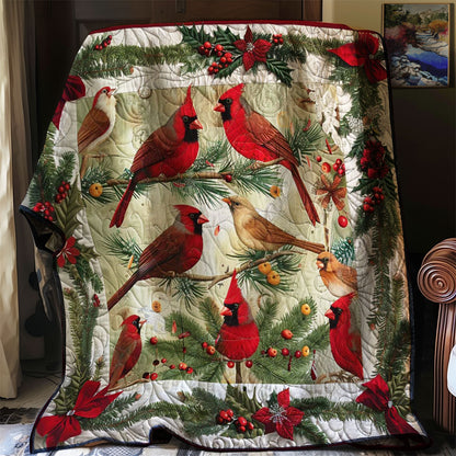 Cardinal Winter Wonderland Throw WN1008078CL Quilt