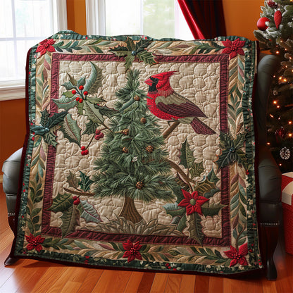 Cardinal With Pine Tree SR1908044CL Quilt