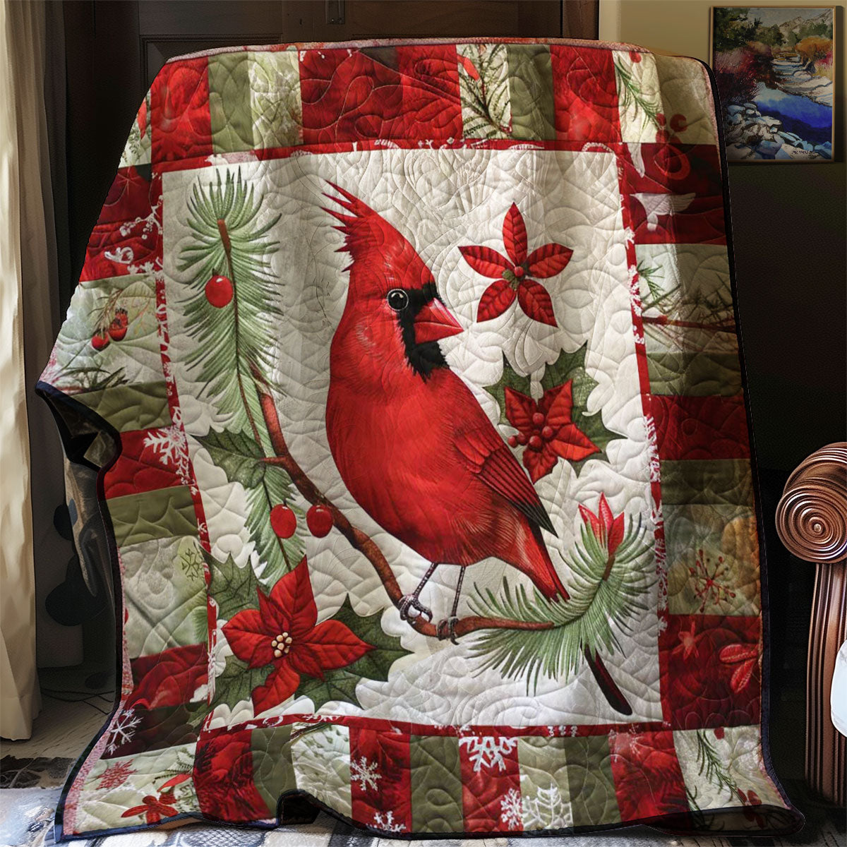 Cardinal Wonderland Throw WN1008080CL Quilt