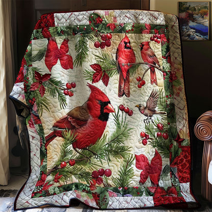 Cardinal's Christmas Joy WN1008076CL Quilt