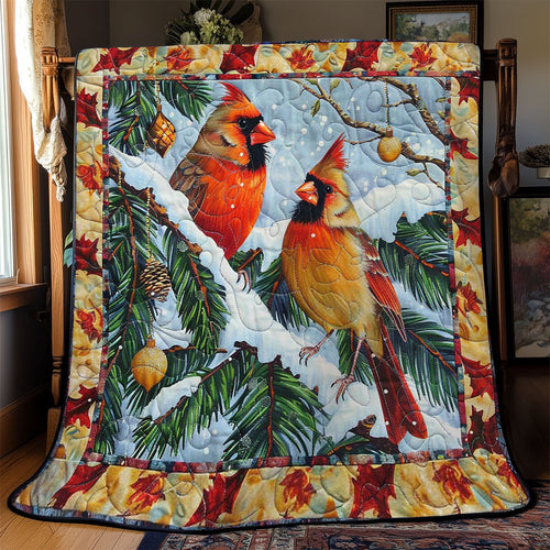 Cardinal's Frosty Romance WN2608065CL Quilt