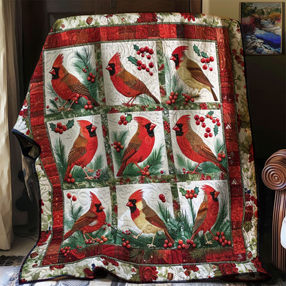 Cardinal’s Holiday Embrace WN1008082CL Quilt