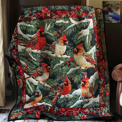 Cardinal's Holiday Spirit WN1608012CL Quilt