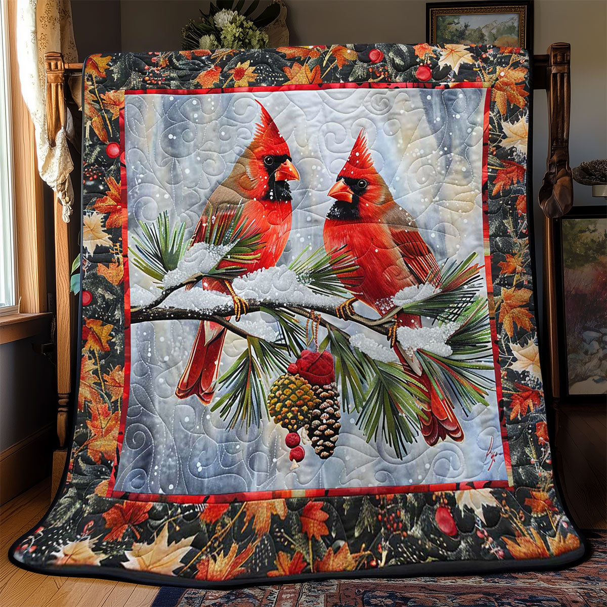 Cardinal's Icy Haven WN2608095CL Quilt