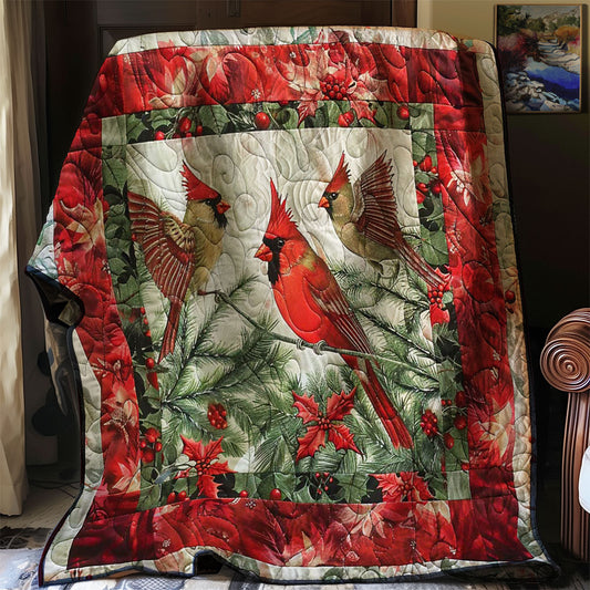 Cardinal's Snowy Perch WN1608014CL Quilt