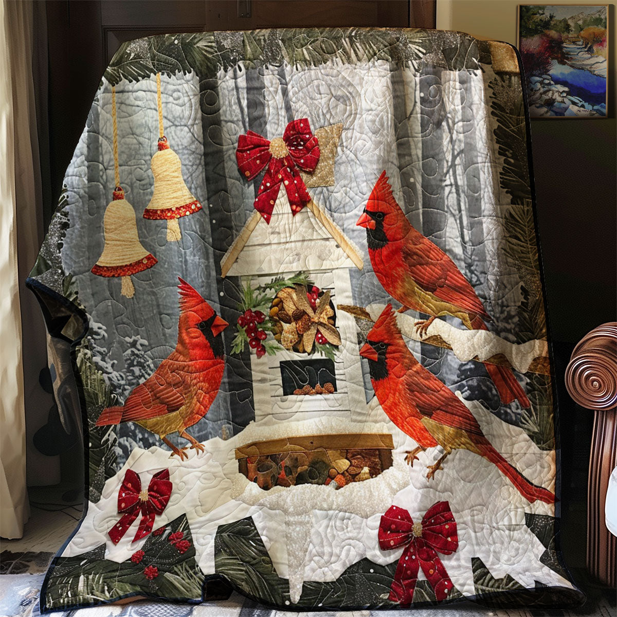Cardinals Mailbox WM2308028CL Quilt